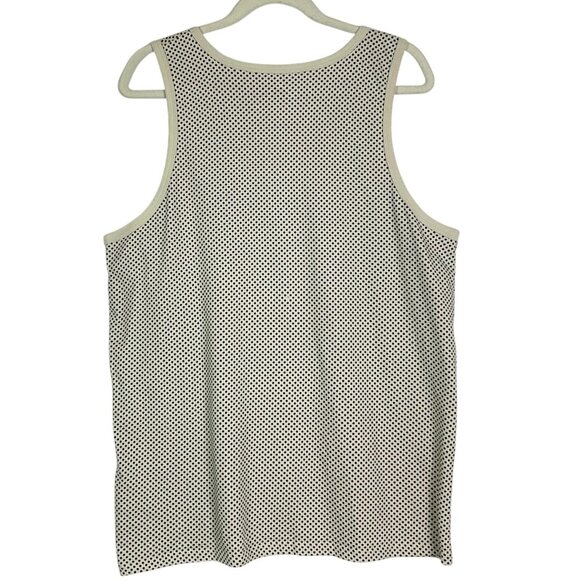 Nike Polka Dot Printed Tank Top, RARE, Large, Cream with black polka dots - Picture 4 of 9